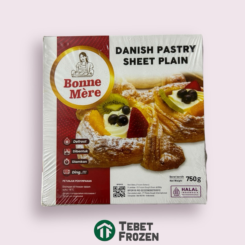 

BONNE MERE DANISH PASTRY 750GR - TEBET FROZEN