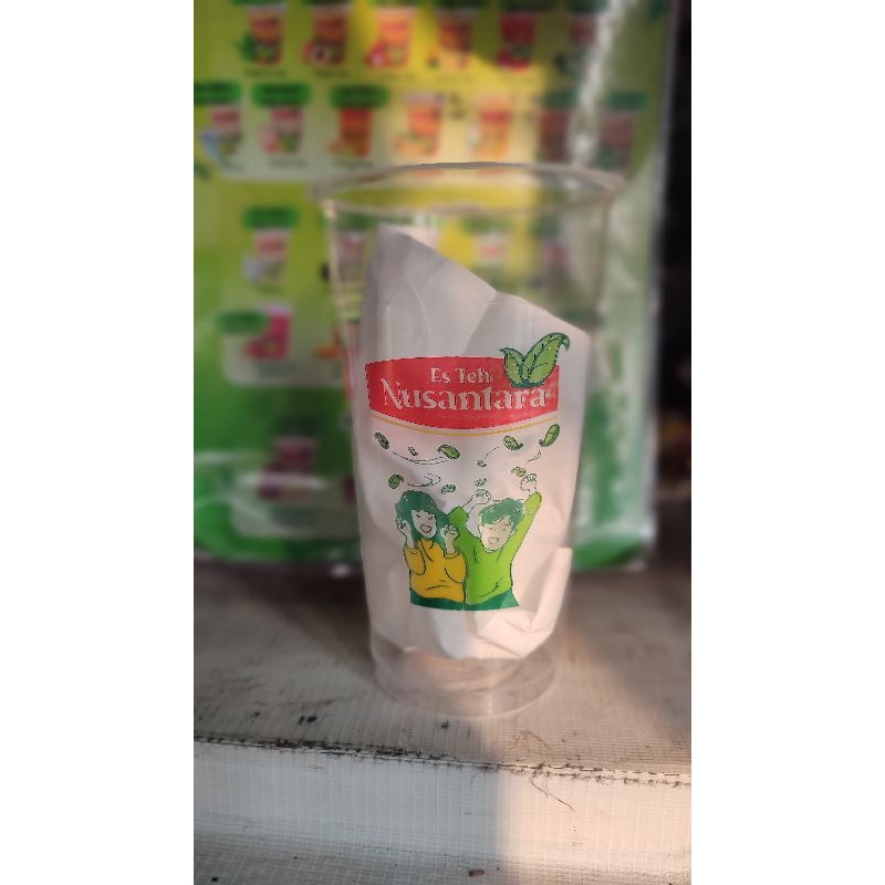 CUP ES TEH NUSANTARA 22 oz