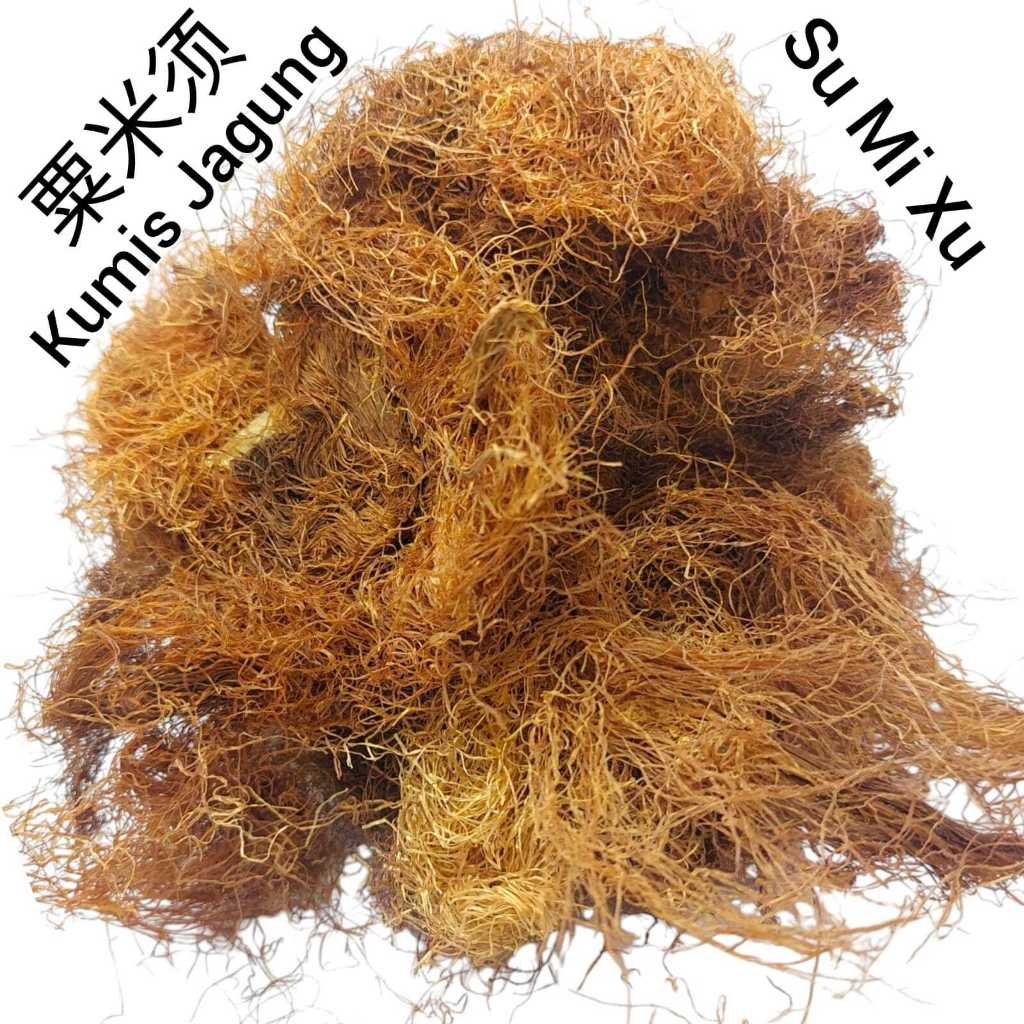 

Su Mi Xu 粟米须 Yu Mi Xu - Corn Silk Stigma Maydis - Kumis Jagung Kering