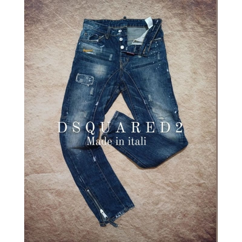 jeans rider DSQUARED italy bahan denim tebal recomend bekas/second/preloved