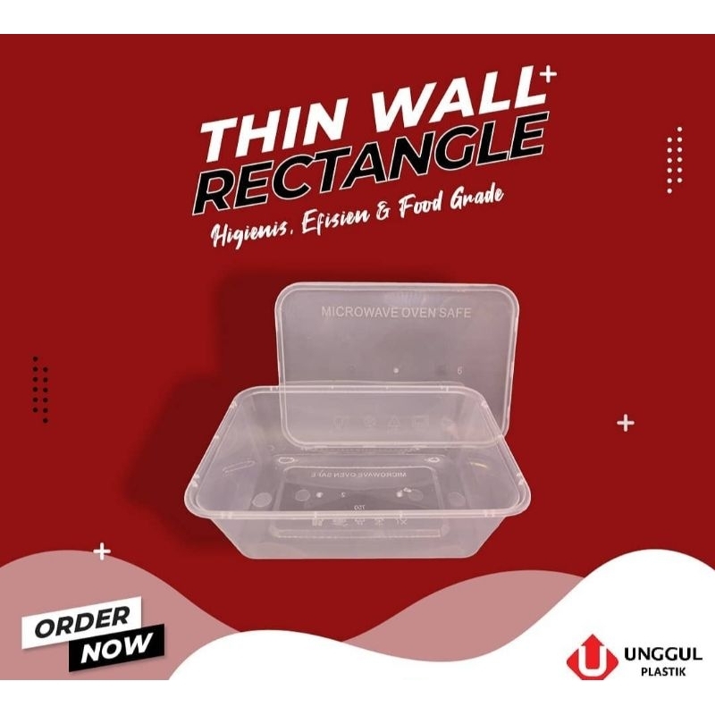 thinwall rectangle 500ml