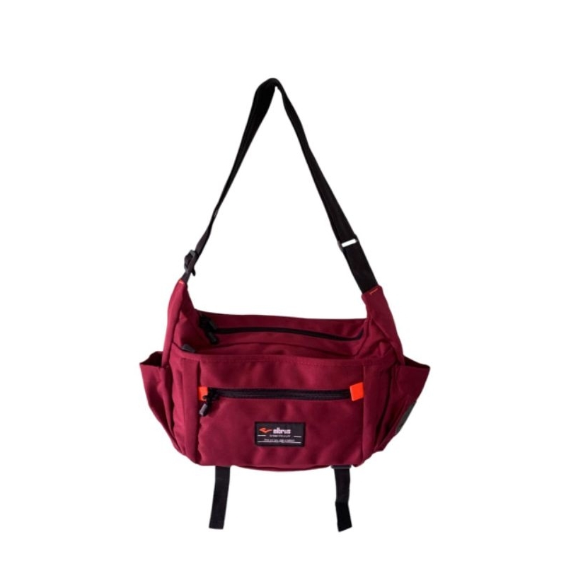 Tas Selempang Pria /Sling Bag LAV6 Merah Maroon