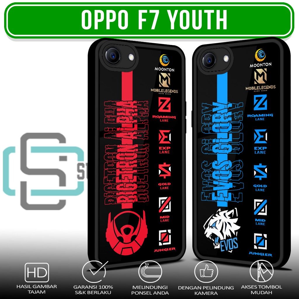 Case Hp For OPPO F7 YOUTH ESPRT SoftCase Glossy casing Handphone Silikon Glass