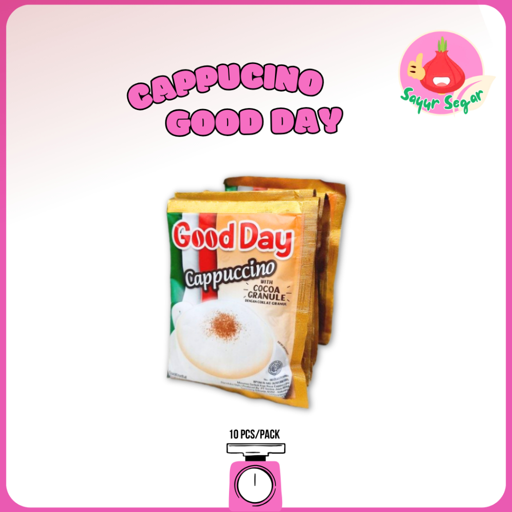 

Sayur Segar- Good Day Kopi Cappucino/Cappucino Coffee 10 pcs/pack