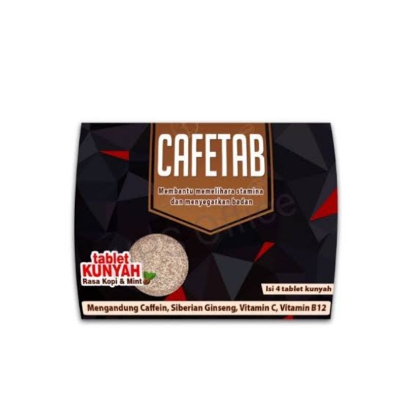 

Cafetab Permen Anti Ngantuk isi 4Tab
