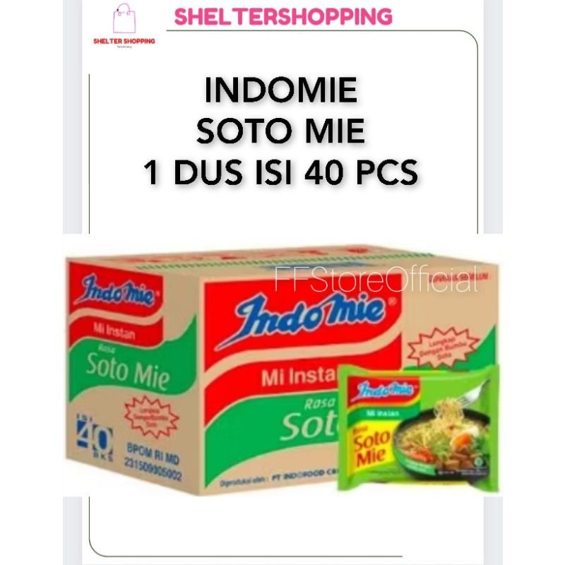 

INDOMIE Soto Mie Instant 1 Dus isi 40 Bks