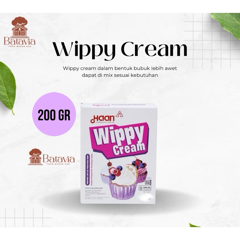 

HAANS WIPPY CREAM 200g