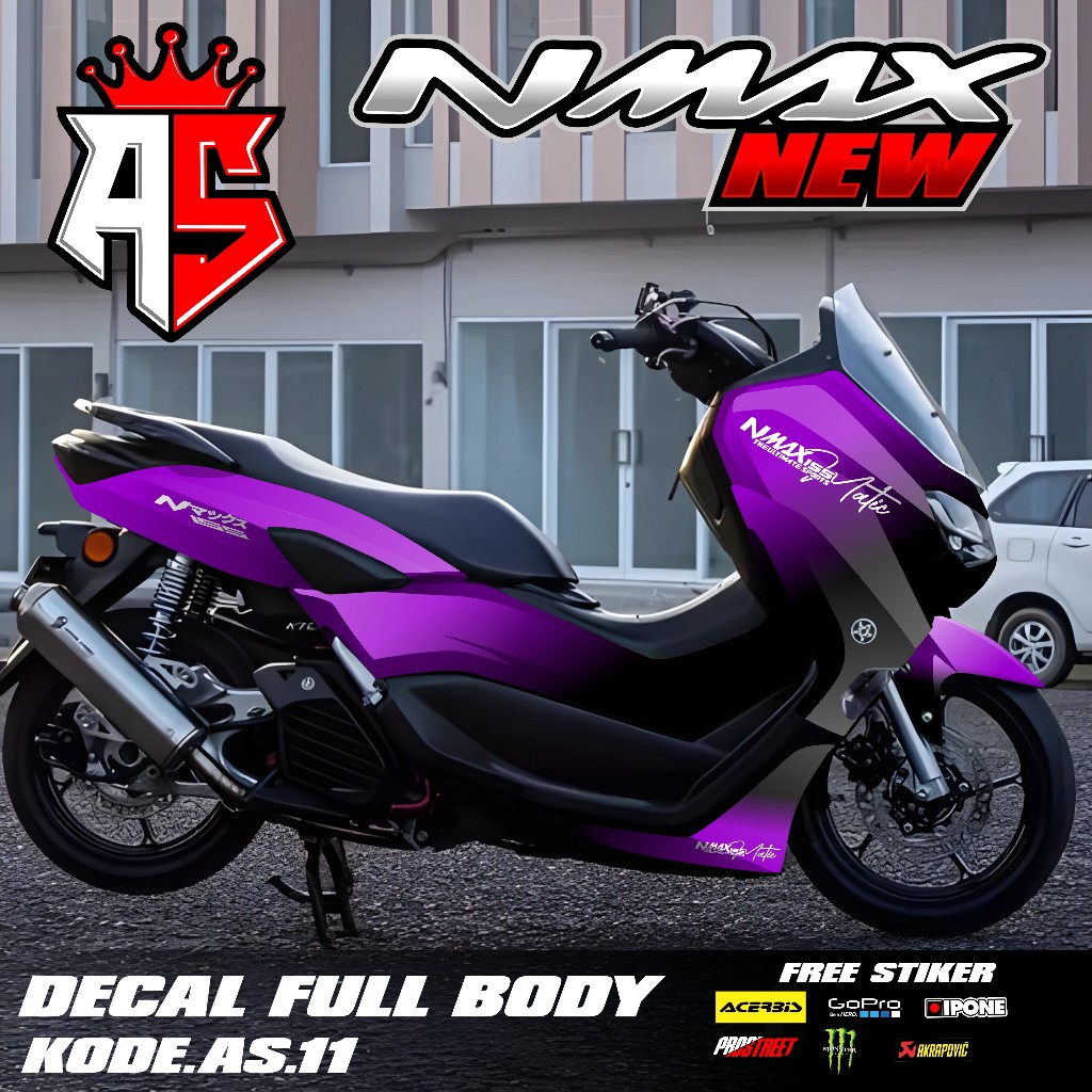 Decal Sticker FullBody Yamaha Nmax 155 New 2020 2021 2022 2023 2024 Sticker Decal Nmax New Desain Nm