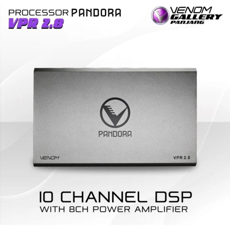 Venom VPR 2.8 Processor Venom VPR 2.8 - 8 Channel DSP Venom VPR 2.8