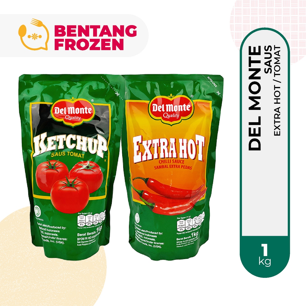 

Delmonte Saus Tomat / Extra Hot / Sambal 1 Kg