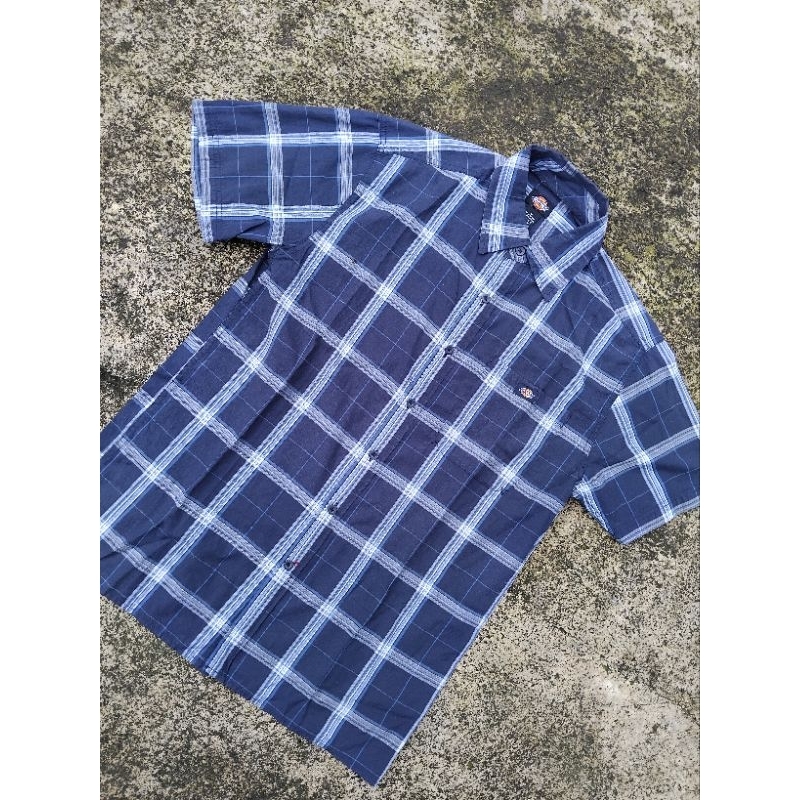 DICKIES KEMEJA FLANNEL PLAID BOX // WORKSHIRT HIP HIP SECOND ORIGINAL