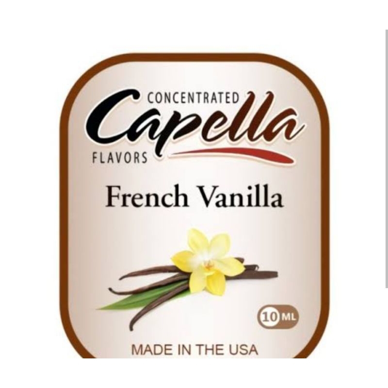 

capella French vanilla 30ml essence perasa murni