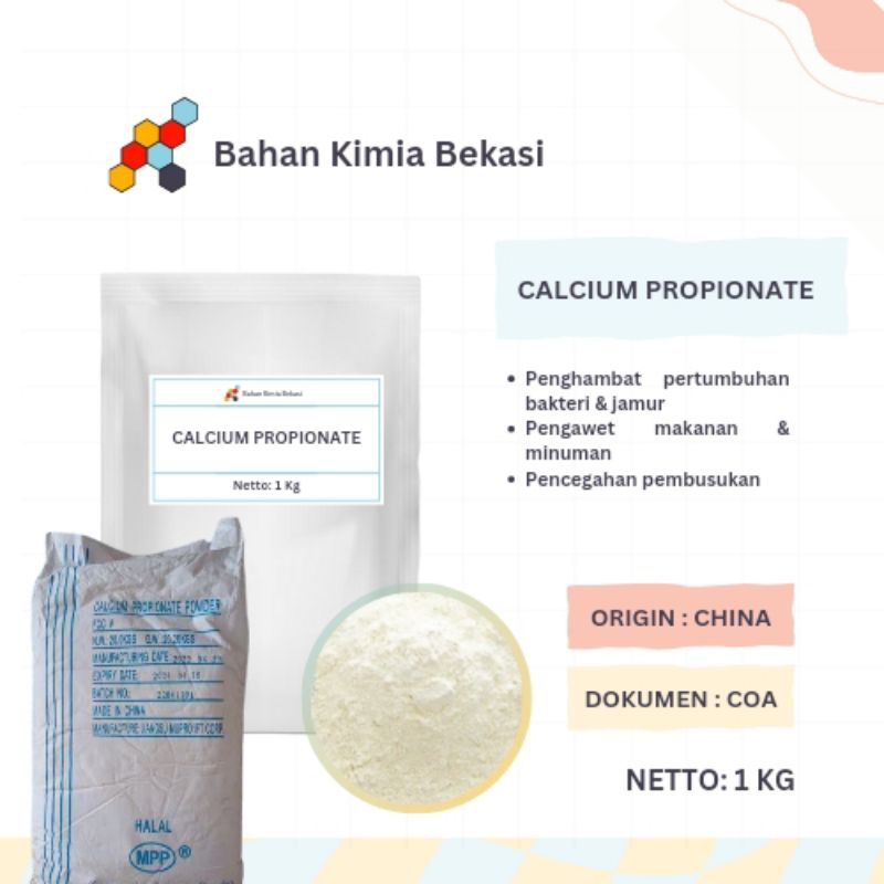 

CALCIUM PROPIONATE/PENGAWET MAKANAN/PENGAWET BAKERY/FOOD GRADE