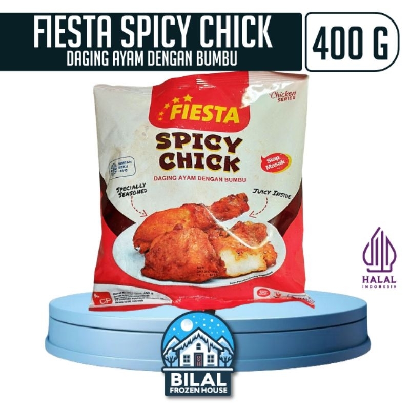 

Fiesta Spicy Chick 400gr - Daging Ayam Dengan Bumbu