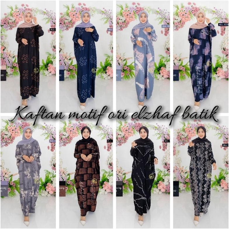 KODE Y47T GAMIS TWILL KAFTAN ELZHAF BATIK  KAFTAN TWILL ORI BY BATIK ELZHAF