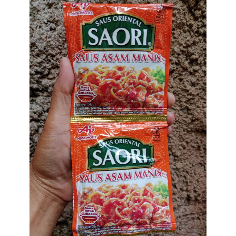 

Saori Saus Asam Manis 1 Renceng isi 10 Sachet Saori