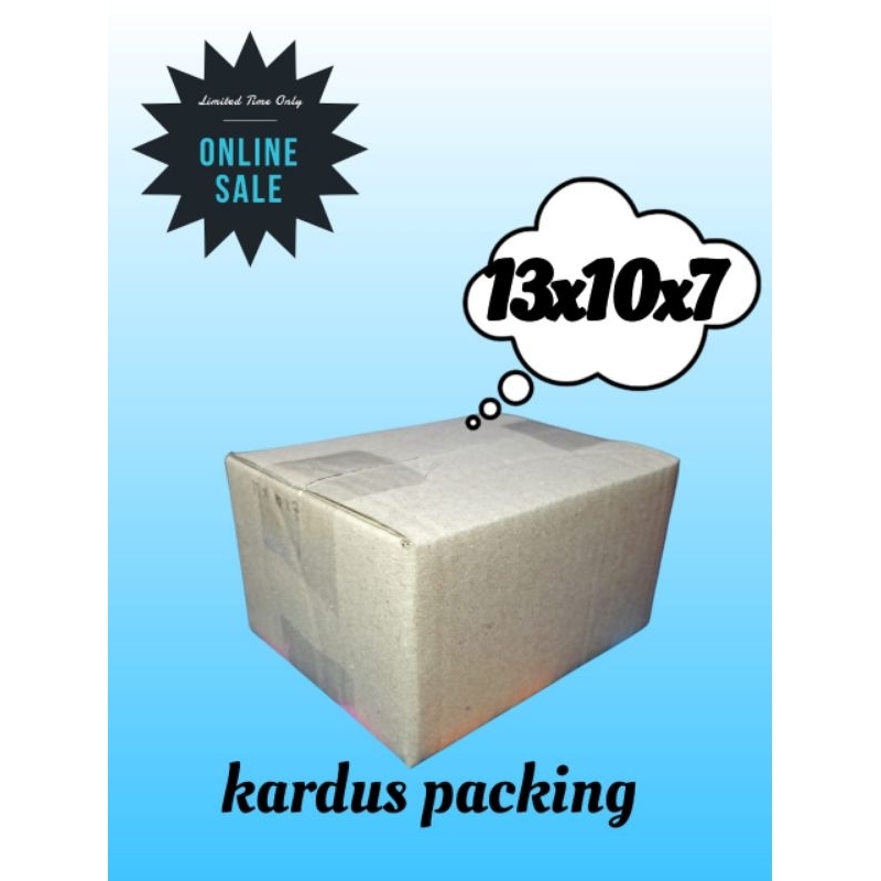 

kardus packing uk 13x10x7 kardus kecil kardus besar