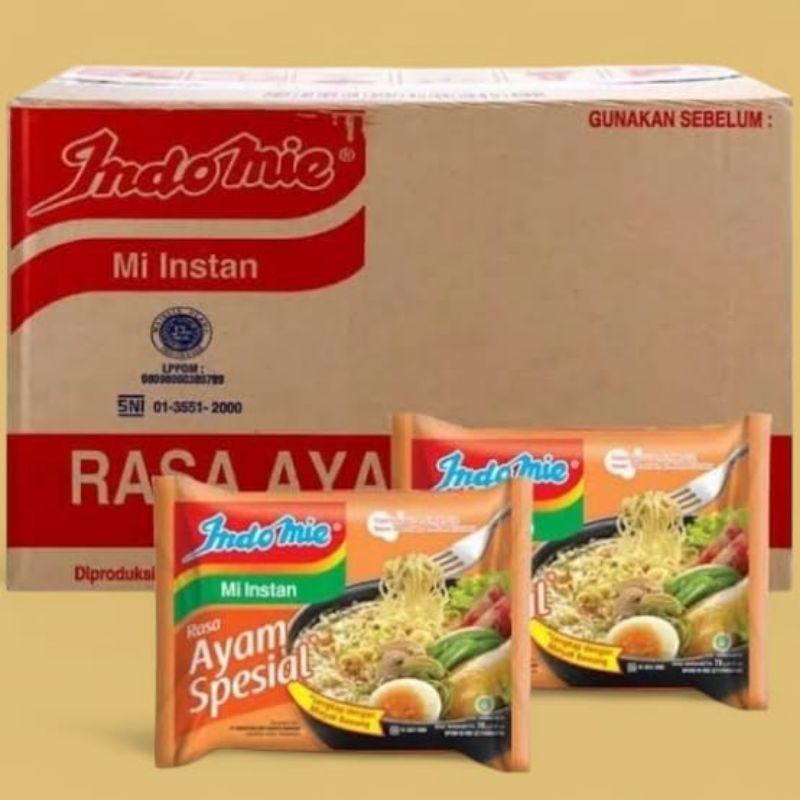 

indomie kuah mie ayam spesial 1dus/30pcs/20pcs/10pcs/5pcs