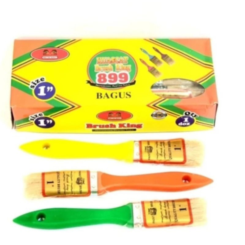 

kuas kue / kuas cat / brush king 899 / 1 inchi