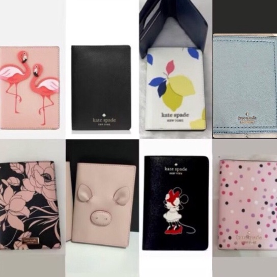 KODE O89T KATE SPADE PASSPORT CASE ORIGINAL
