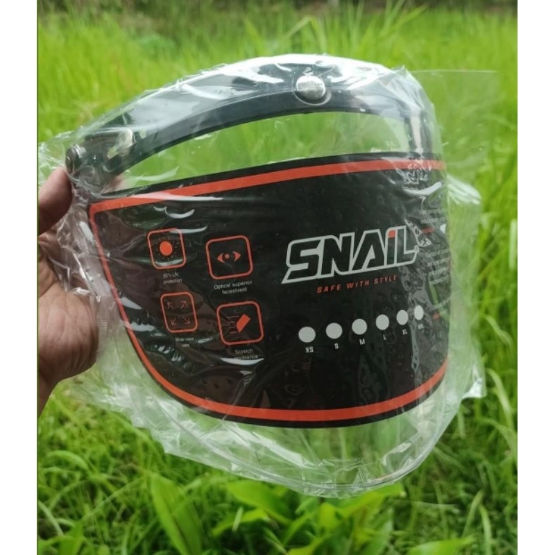 Visor Flat Clear Snail