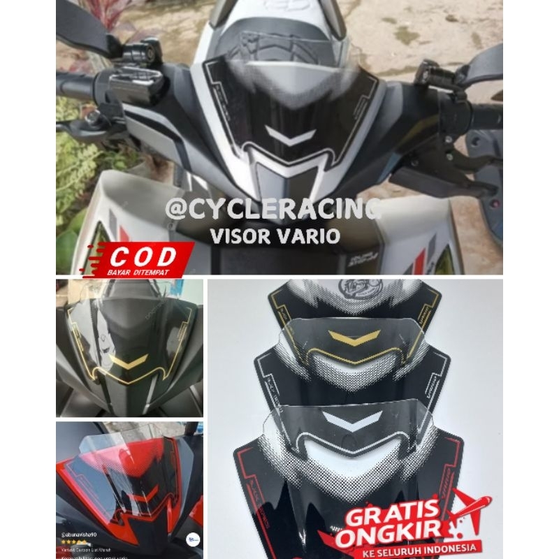 Visor vario new visor vario 125 new carbon 2022 2023 visor Honda Vario new