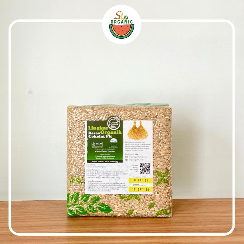 

BERAS COKELAT ORGANIK 1KG - LINGKAR ORGANIK