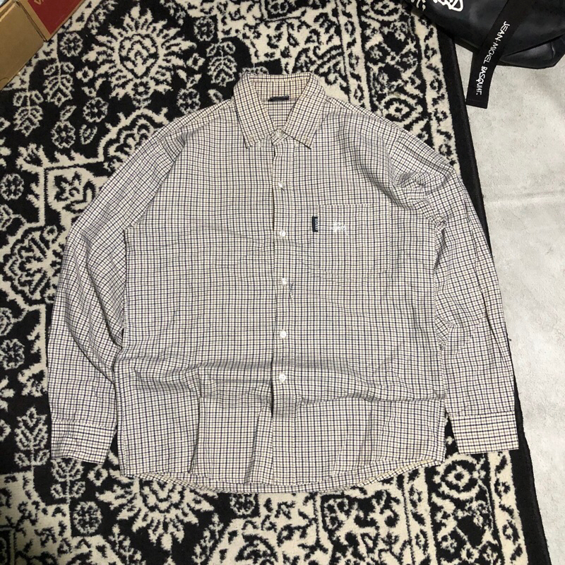 Rekber plaid buttondown stussy