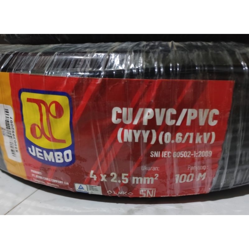 Kabel Supreme Setara atau Jembo Nyy 4x2,5mm 100Meter