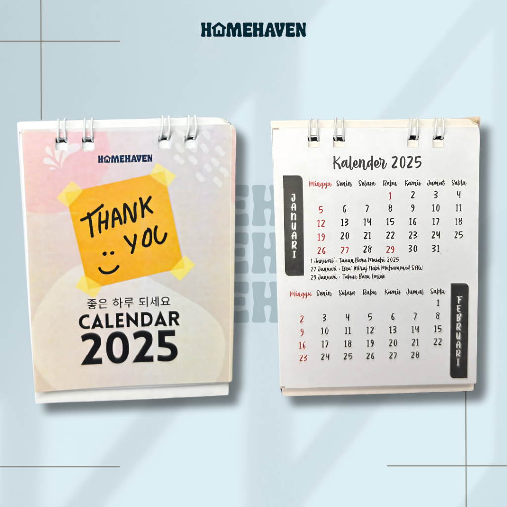 

HOMEHAVEN Kalender Mini 2025 BONUS UNTUK PEMBELIAN DIATAS 50K