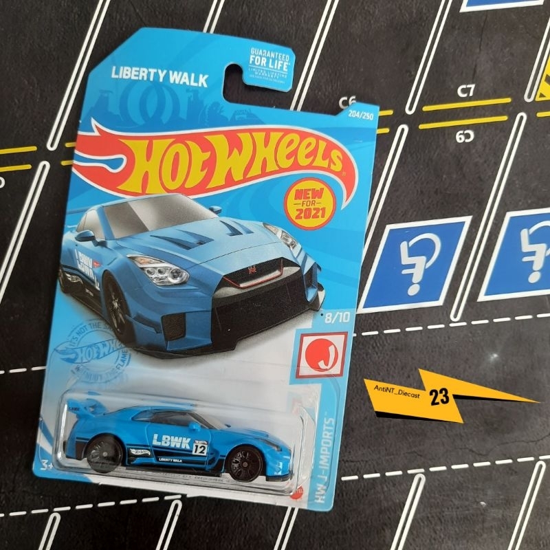 HOTWHEELS LB-SILHOUETTE WORKS GT NISSAN 350GT-RR VER.2 (BIRU)