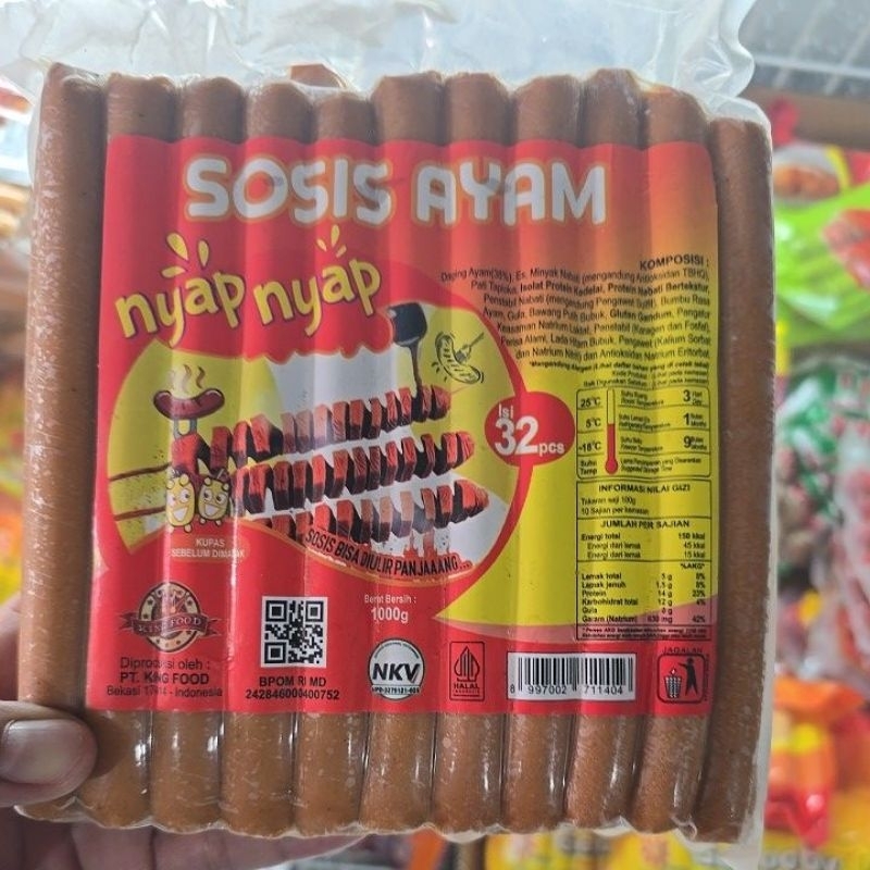 

Nyap Nyap Sosis Ayam Long isi 32