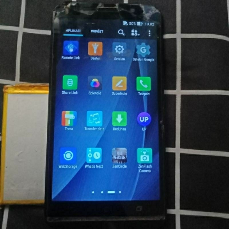 asus Zenfone 2 laser minus cek deskripsi