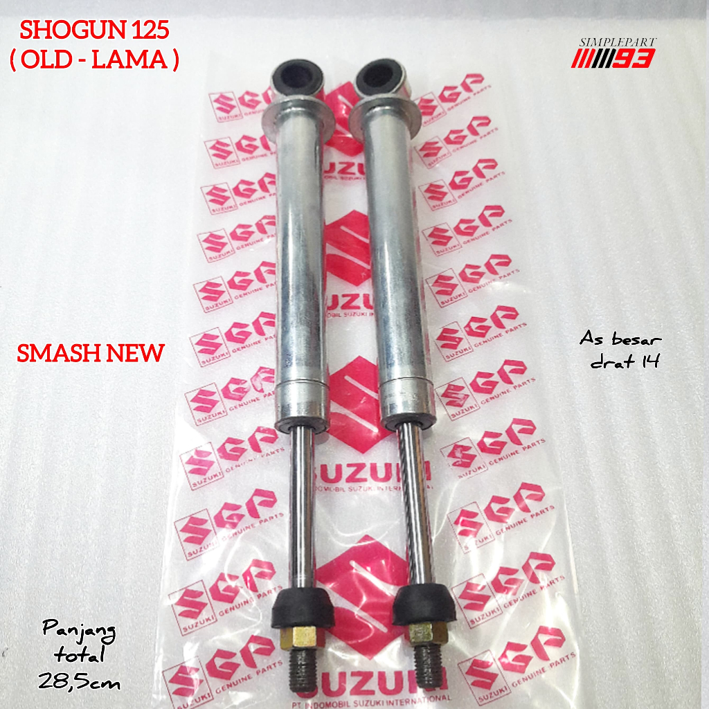 STIK PEN AS HIDROLIS SHOCK SHOK SKOK PEREDAM KEJUT BELAKANG SUZUKI - SHOGUN R 125 LAMA SMASH NEW