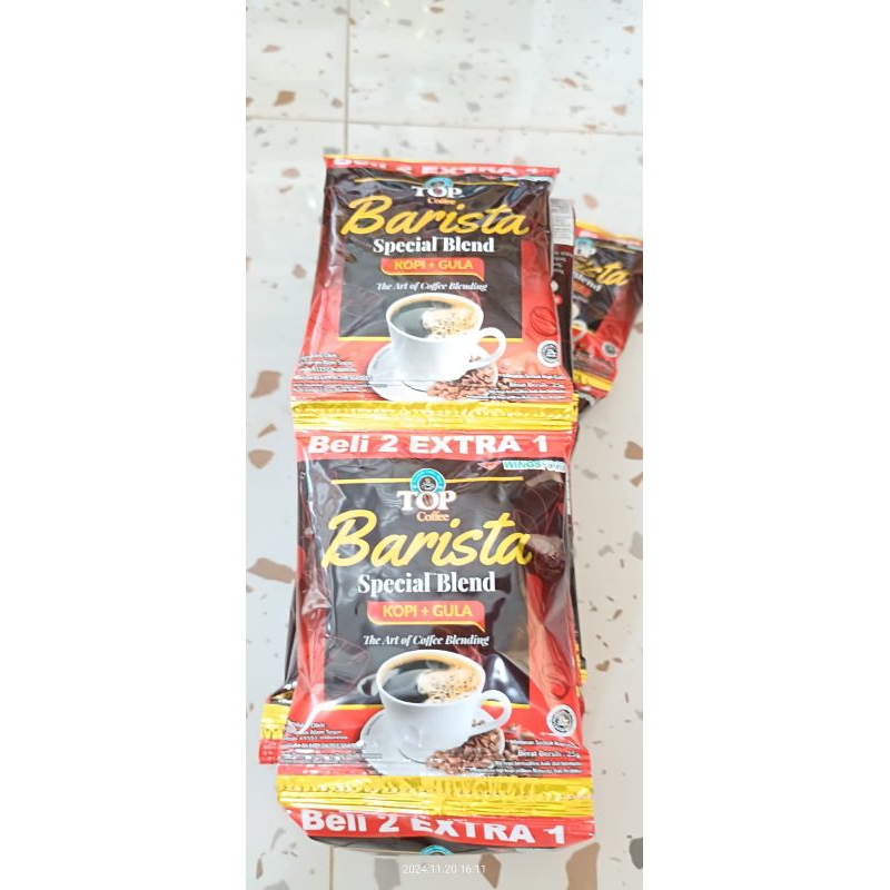 

Kopi barista 1 renteng 15 sacheet
