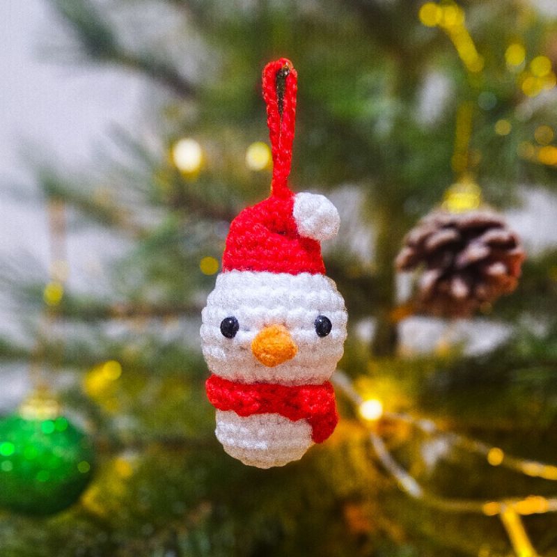 Dekorasi Natal / Snowman / Boneka Salju / Gantungan Boneka Salju / Gantungan Snowman