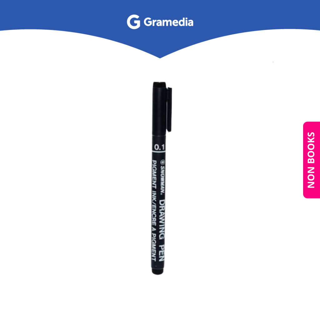 

Gramedia Depok - SNOWMAN DRAWING PEN FT700-01 BLACK