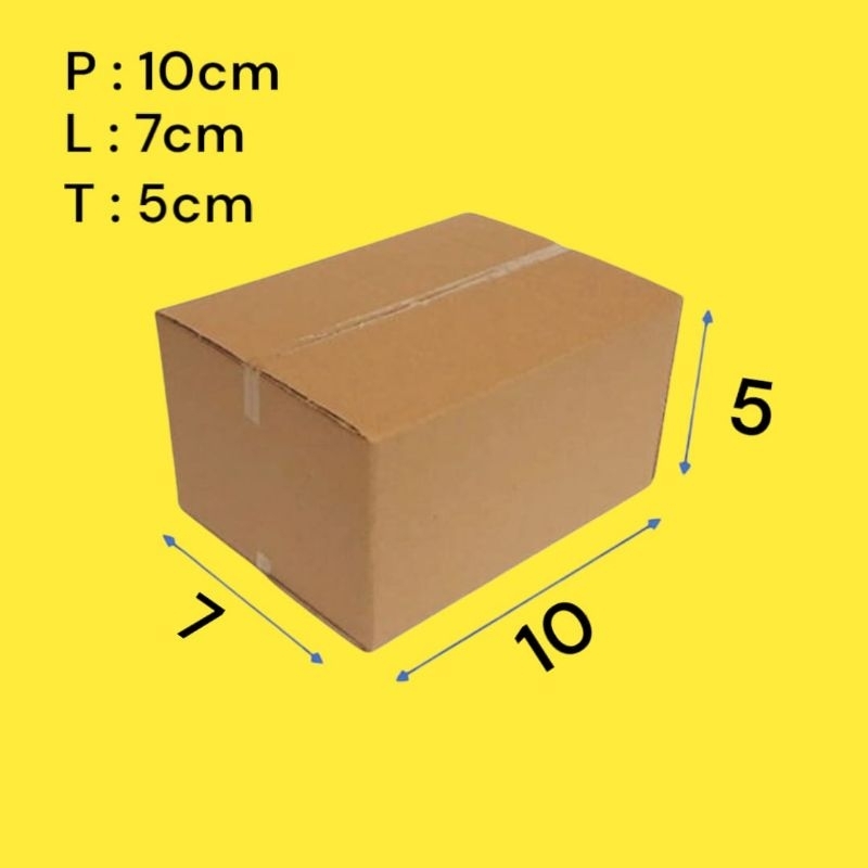 

Kardus Costum ukuran 10x7x5