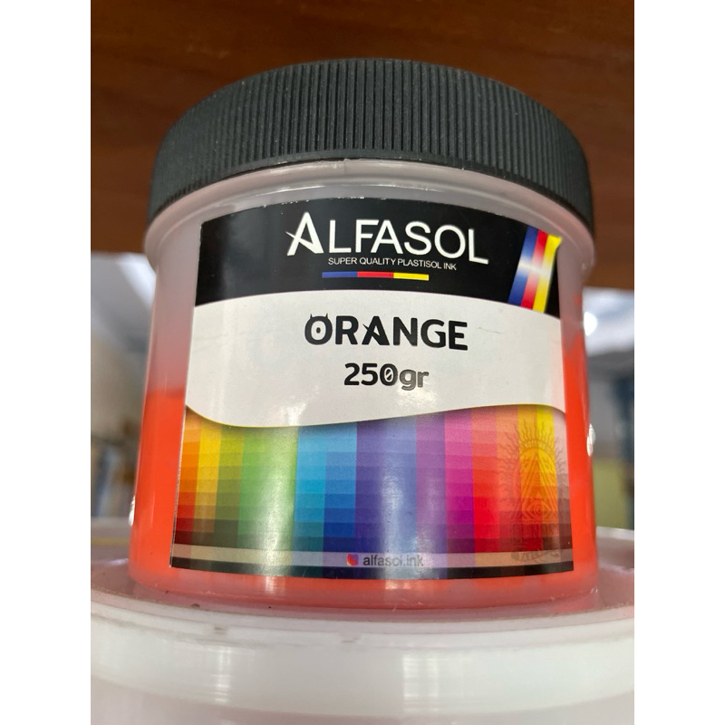

Orange 250gr | Tinta sablon plastisol