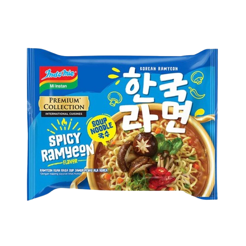 

Indomie Mie Instant Premium Korean Spicy Ramyeon 83 gram