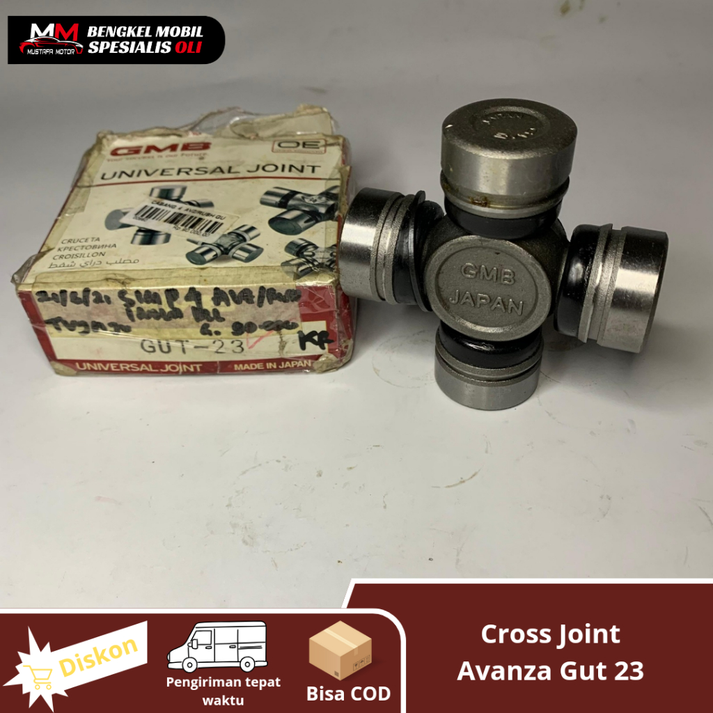 UNIVERSAL CROSS JOINT KOPEL - CABANG 4 EMPAT - SIMPANG 4 AVANZA/XENIA/INNOVA/GRANMAX GUT 23 GMB