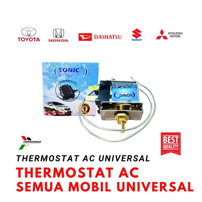 Thermostat AC mobil universal Thermistor Thermostat AC putar