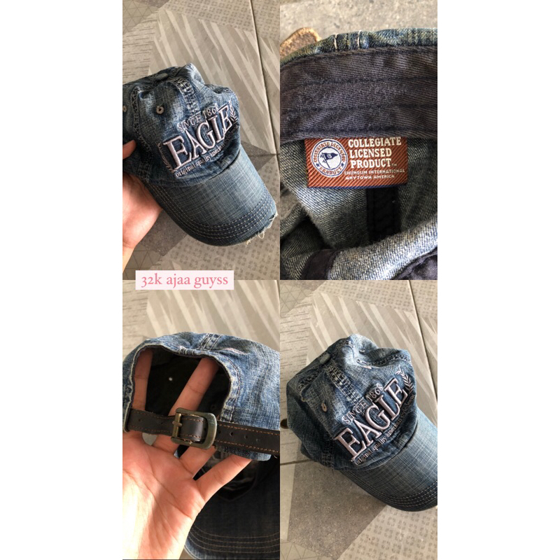 [preloved] topi denim