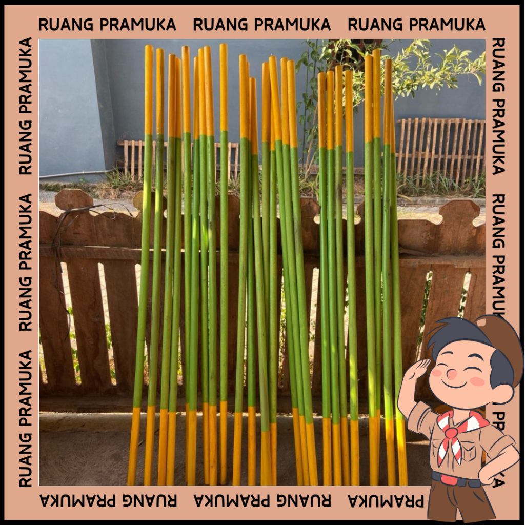 

Tongkat Pramuka Hijau Muda Kuning