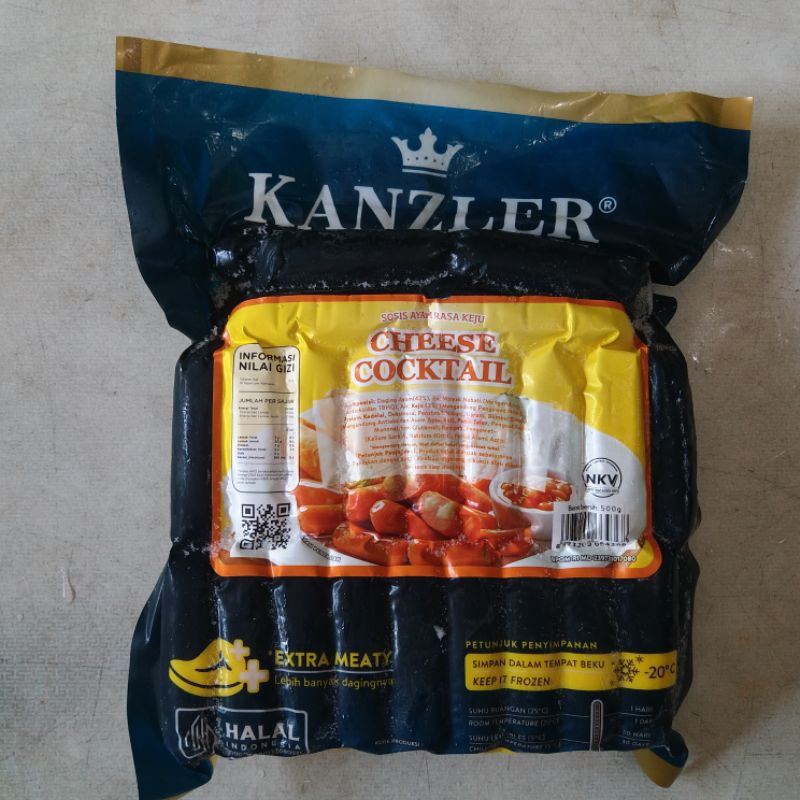 

Kanzler Sosis Cheese Cocktail 500g