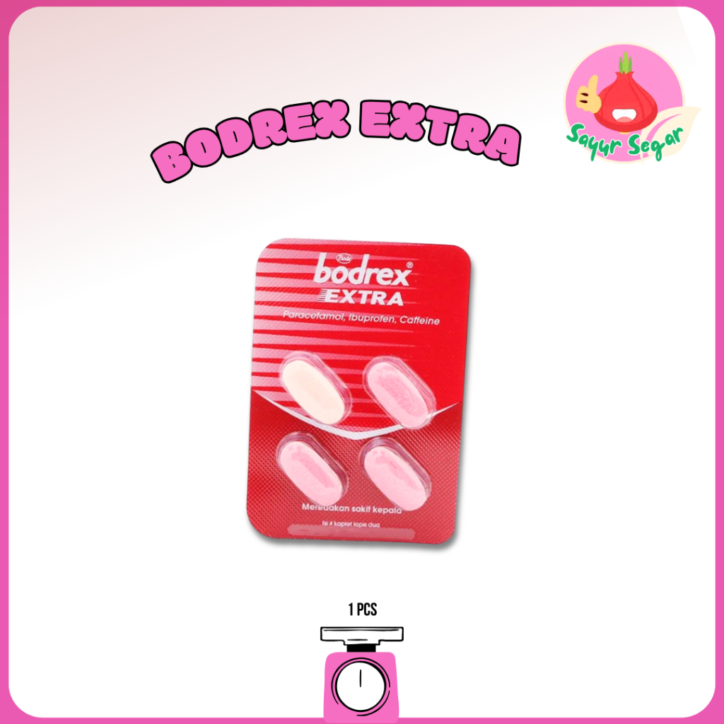 Sayur Segar-Bodrex Extra/Obat Bodrex/Paracetamol/Obat Sakit Kepala