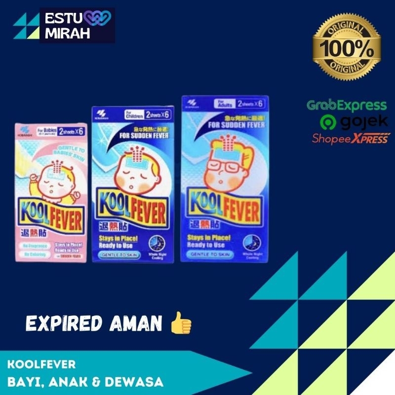 KOOL FEVER BAYI, ANAK, DEWASA Kompres untuk demam