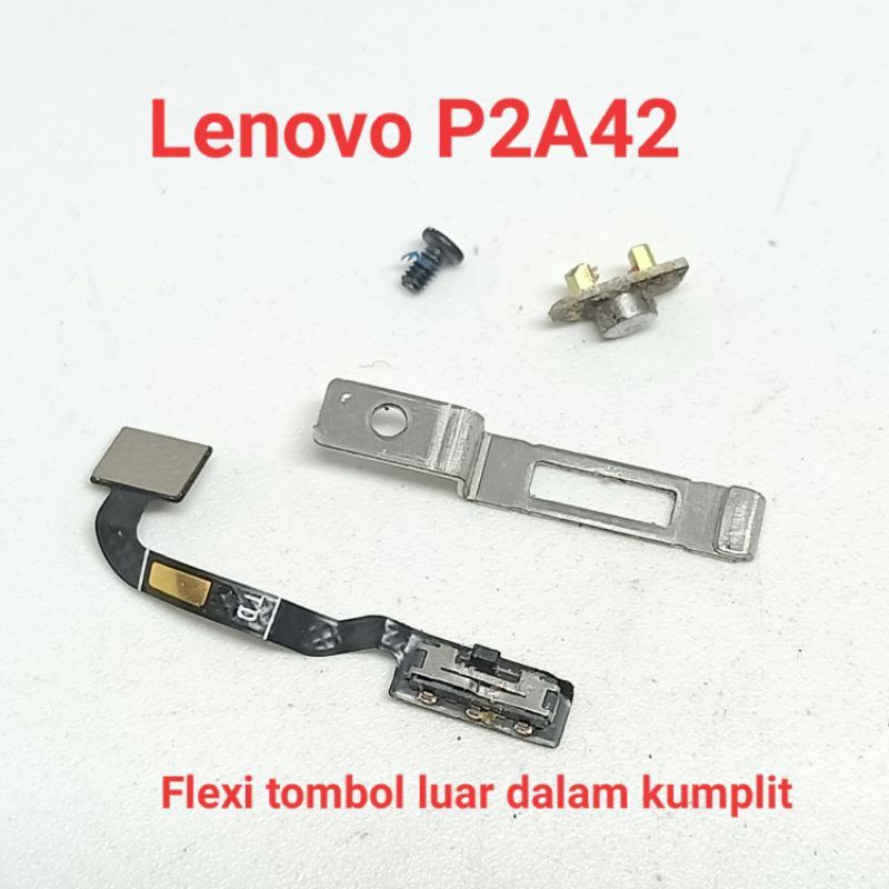 Tombol luar dalam Lenovo P2 Turbo P2A42 Second Ori Copotan