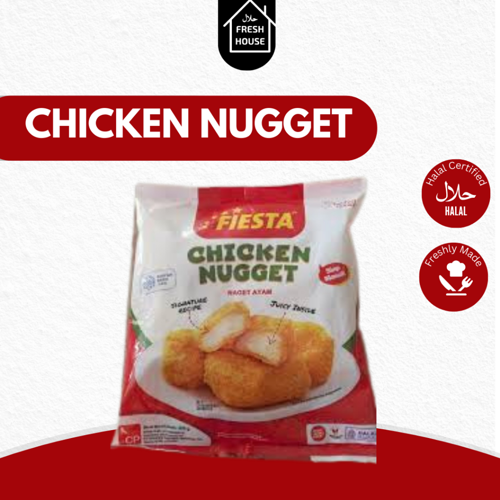 

FIESTA CHICKEN NUGGET 400GR / NUGGET AYAM FROZEN