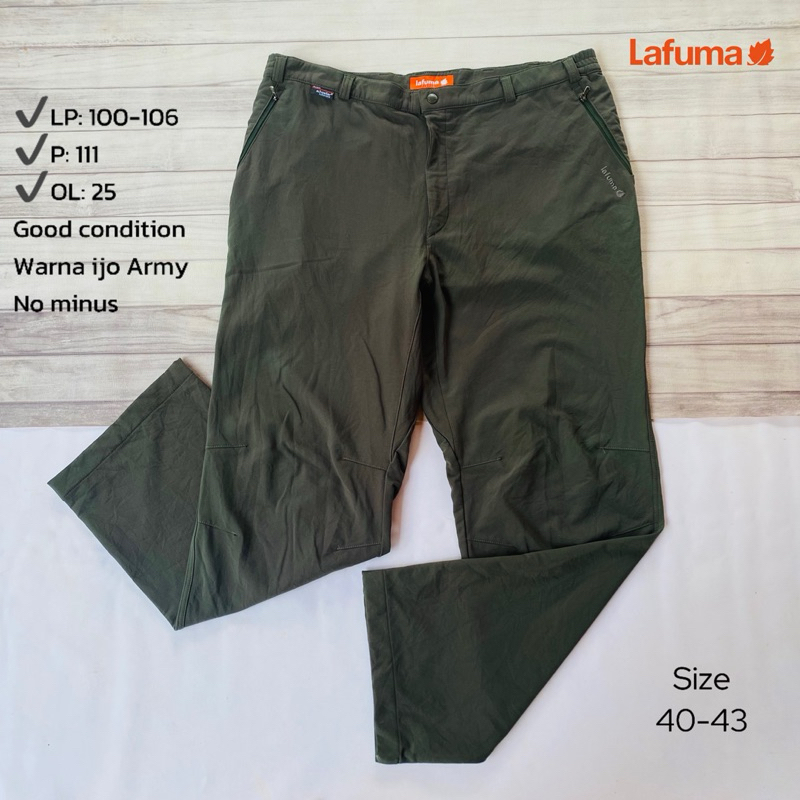 Celana outdoor Lafuma army mantap